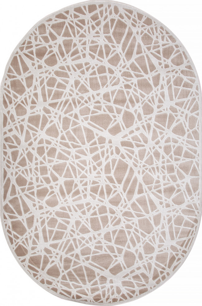 Ковер Миранда Miranda D967-BEIGE-OVAL (Меринос Merinos) Овал