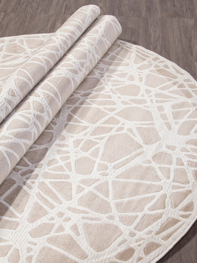 Ковер Миранда Miranda D967-BEIGE-OVAL (Меринос Merinos) Овал