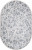 Ковер Миранда Miranda d967 blue cream (Меринос Merinos) Овал