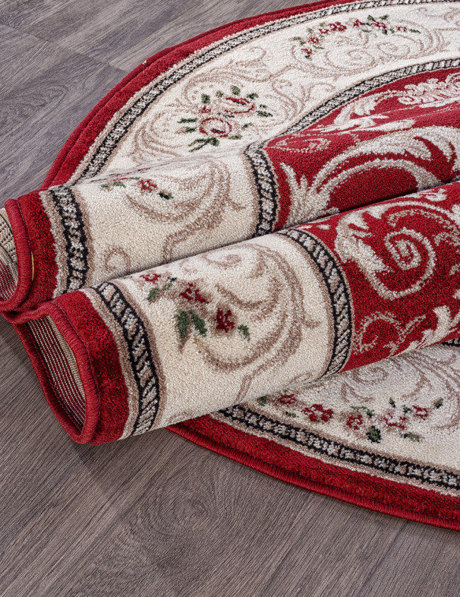 Ковер COLIZEY (КОЛИЗЕЙ) D066-RED-OVAL