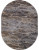 Ковер D777 BEIGE-GRAY овал