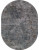 Ковер D771-GRAY овал 