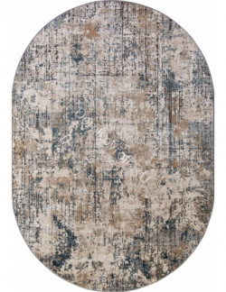 Ковер D739-DARK BEIGE овал