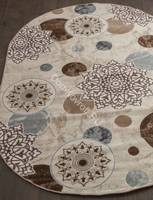 Ковер d309 - CREAM-BROWN Ковер d309 - CREAM-BROWN