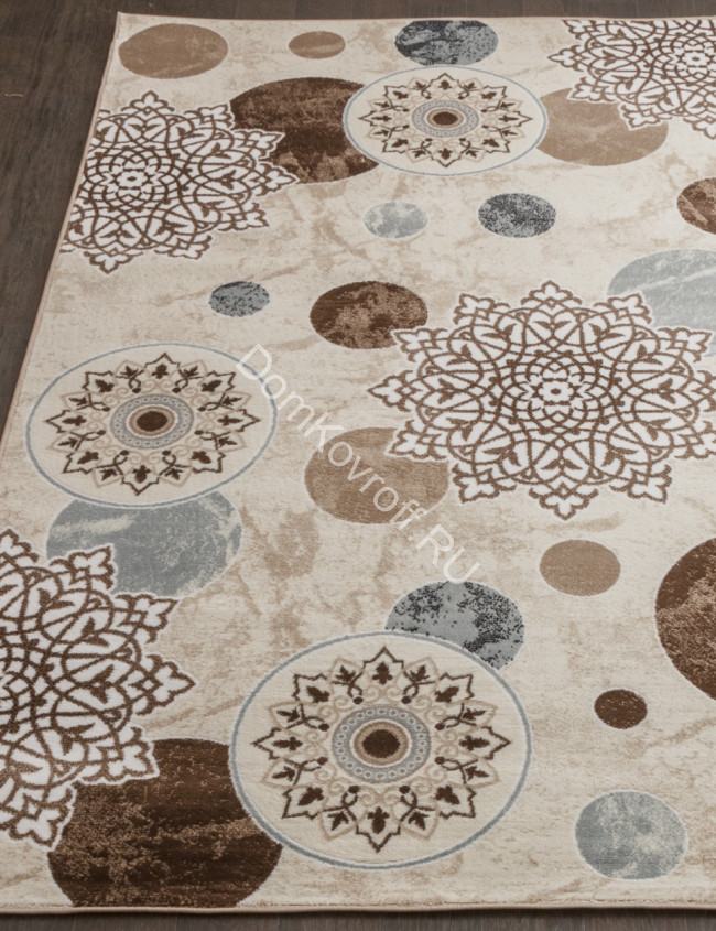 Ковер d309 - CREAM-BROWN Ковер d309 - CREAM-BROWN
