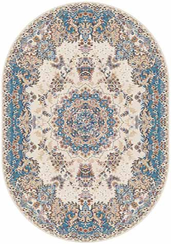 Ковер SHAHREZA D211 CREAM-BLUE Ковер SHAHREZA D211 CREAM-BLUE