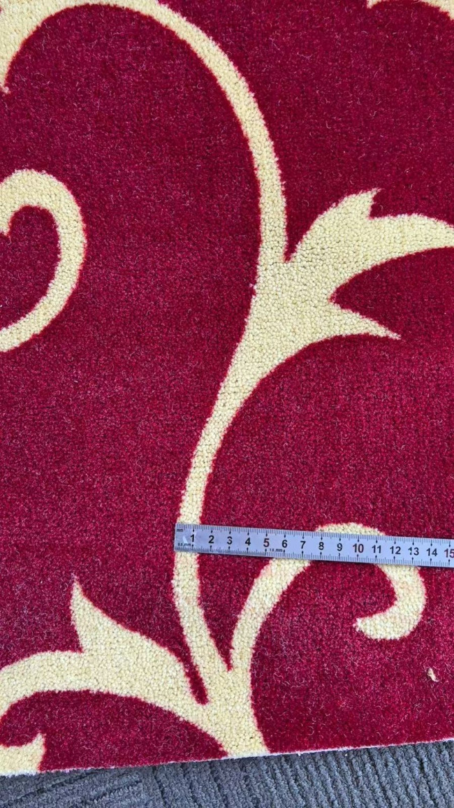 Ковролин Коммерческий Wilkins Sequoia 800 Red 05 (Красный Вензель/Китай/ 33 класс/ Категория КМ2)