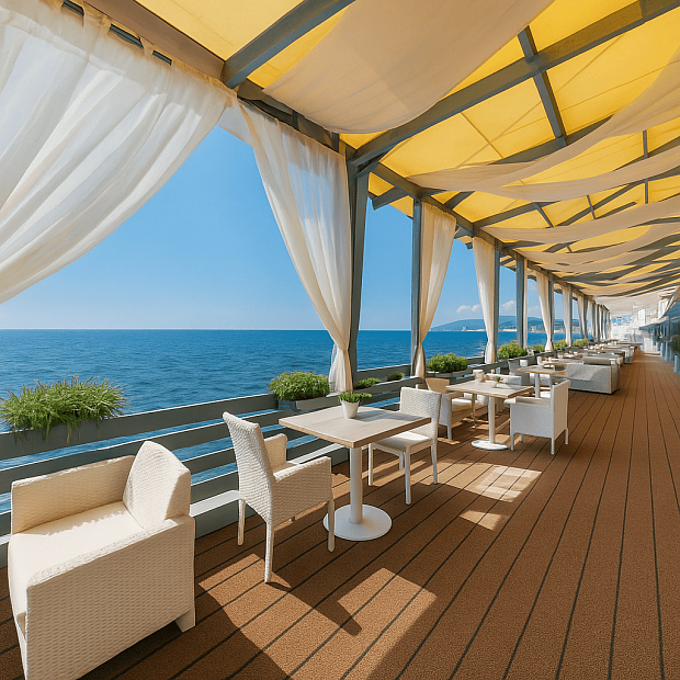 Искусственная трава / газон Condor Teak 170 (Коричневый / Голландия)