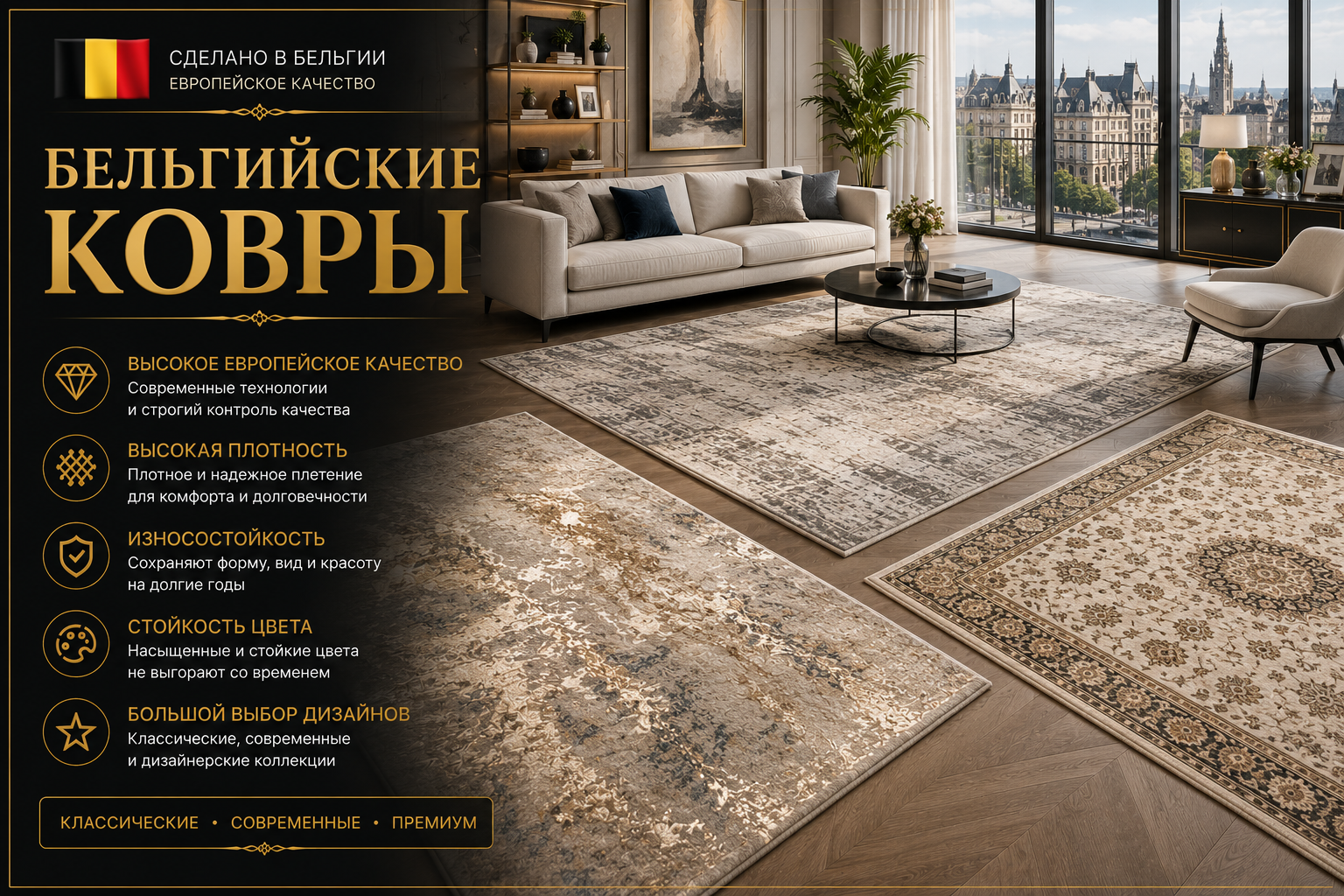 БЕЛЬГИЙСКИЕ КОВРЫ