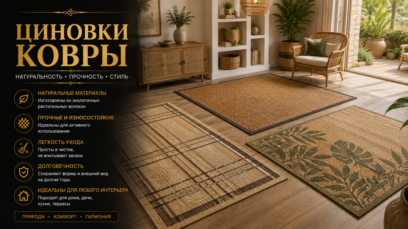 КОВРЫ ЦИНОВКИ